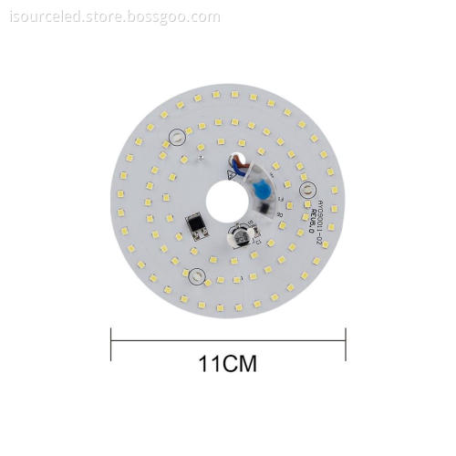 Round led light board for general lighting luminaires